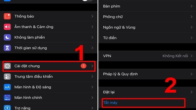 Màn hình tắt nguồn iPhone, một bước khắc phục sự cố FaceTime phổ biến
