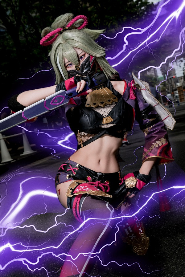 Mắt kính, mặt nạ và phụ kiện cosplay Kuki Shinobu chuẩn nguyên bản