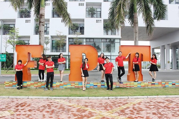 Mặt tiền Trường Đại học FPT TP.HCM, một trong những trường có ngành quản trị dịch vụ du lịch và lữ hành
