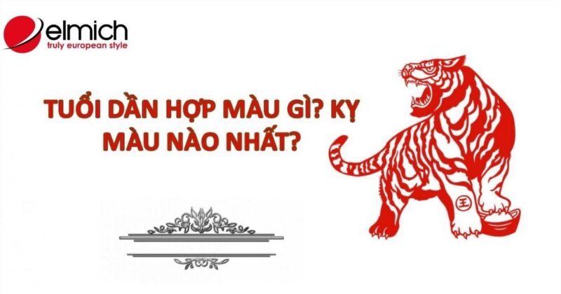 Bộ sưu tập màu sắc tương sinh tương hợp mệnh bính dần bao gồm đỏ xanh