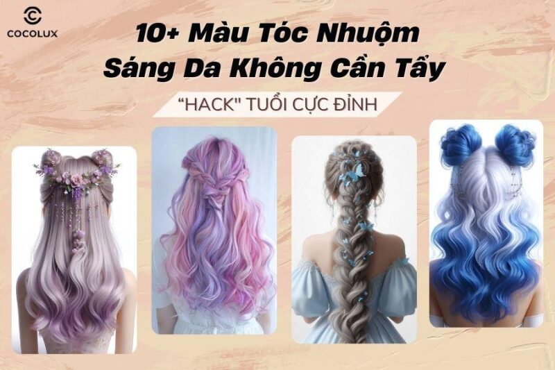 Lua chon mau toc nau caramel giup da ngam den trong sang hon rang ro