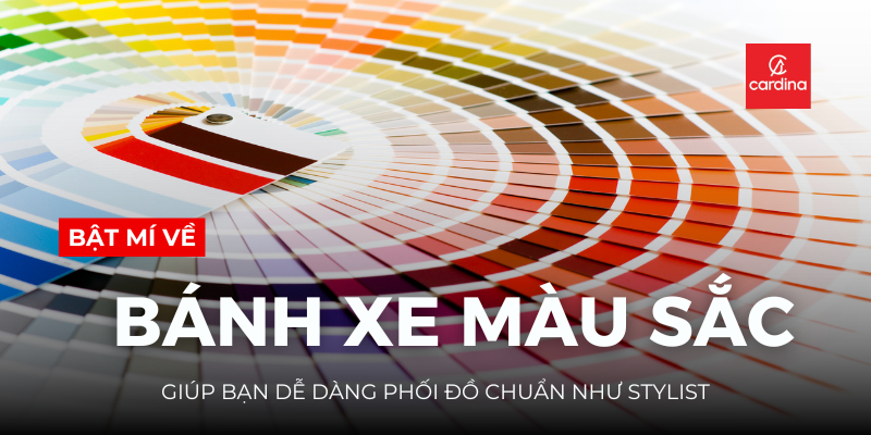 Mau sac tu banh xe mau sac ket hop voi mau vang bo, huong dan phoi mau thoi trang