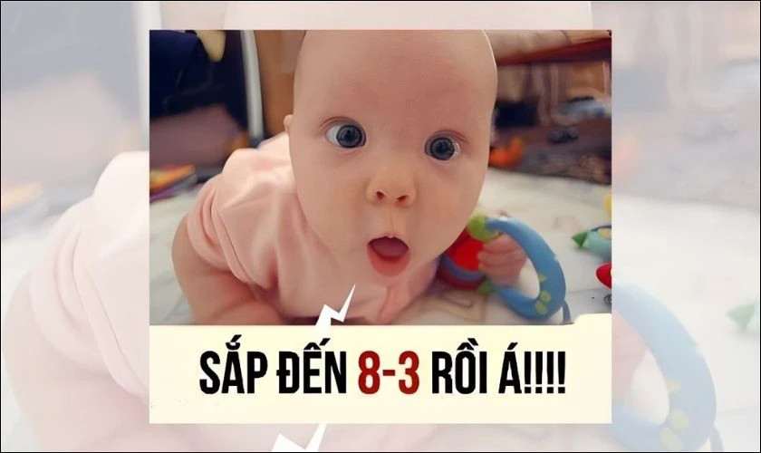 Meme 8/3 hài hước mang tính viral trên mạng xã hội