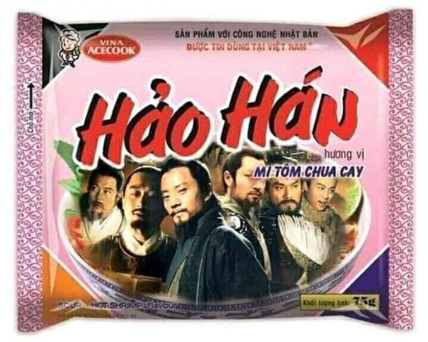 Meme &quot;Hảo Hán Ca&quot; trên mạng xã hội, liên quan đến bài hát chủ đề phim Thủy Hử và mì gói Hảo Hảo.