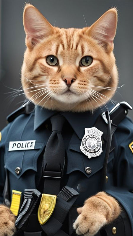 Mèo ngầu trong bộ trang phục siêu anh hùng đầy hài hước và ấn tượng