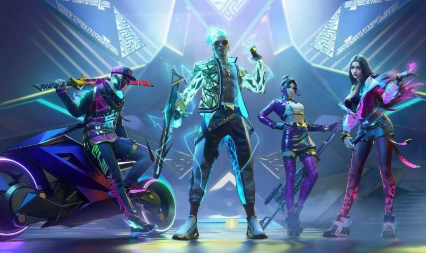 Minh chứng cho tài khoản FF full phụ kiện và skin độc