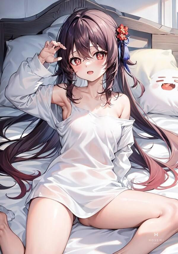 Minh họa anime không che kết hợp giữa nét dễ thương và quyến rũ