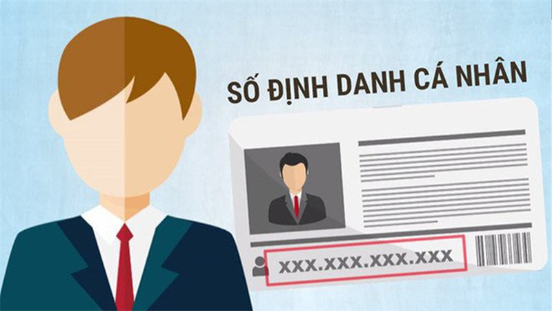 Minh họa bàn tay cầm điện thoại đang sử dụng ứng dụng định danh điện tử để truy cập thông tin cá nhân an toàn