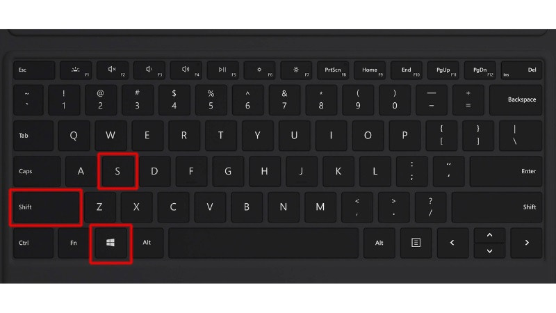 Minh họa các tổ hợp phím tắt phổ biến trên Windows và macOS để 'capture' màn hình theo nhiều cách khác nhau