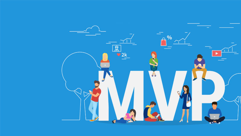 minh họa các ý nghĩa của MVP trong thể thao, công nghệ và kinh doanh