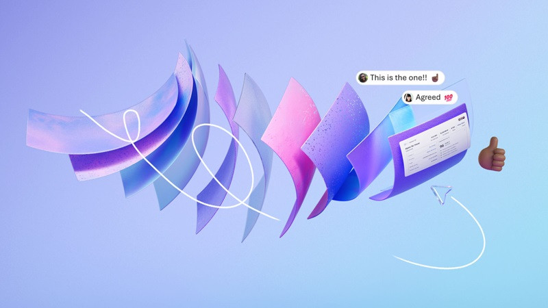 Minh họa cách thành phần Loop động hoạt động và được chia sẻ