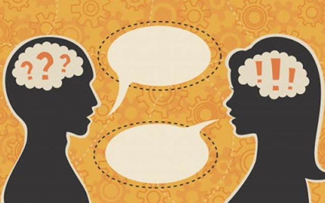 Minh họa giao tiếp trực tiếp bằng lời nói giữa hai người