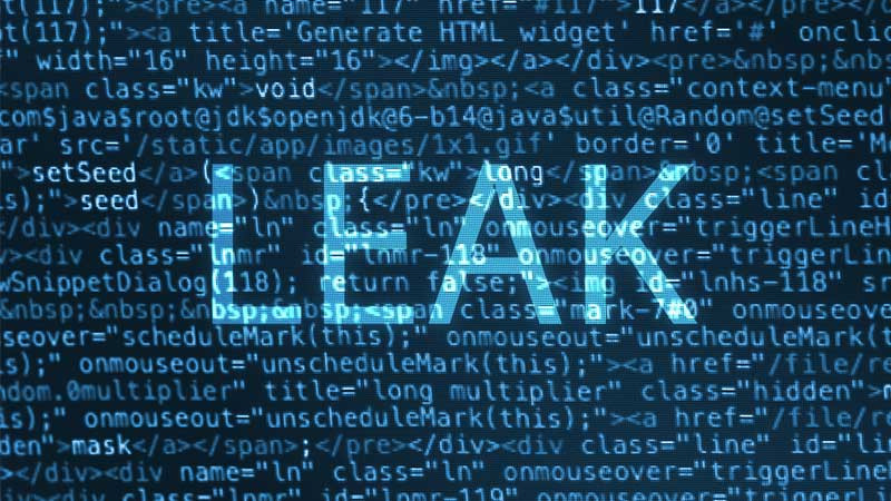 Minh họa khái niệm leak là gì, rò rỉ thông tin