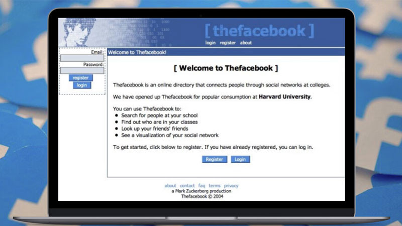 minh họa MVP trong phát triển nền tảng mạng xã hội như Facebook
