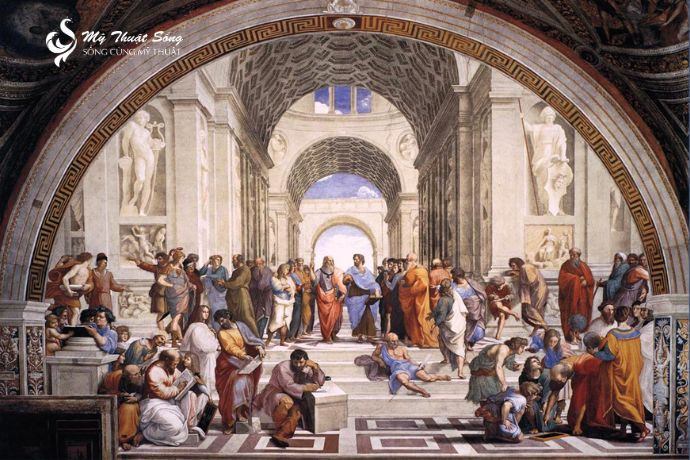 Minh họa phong cách cổ điển của trường phái hội họa Phục Hưng Ý