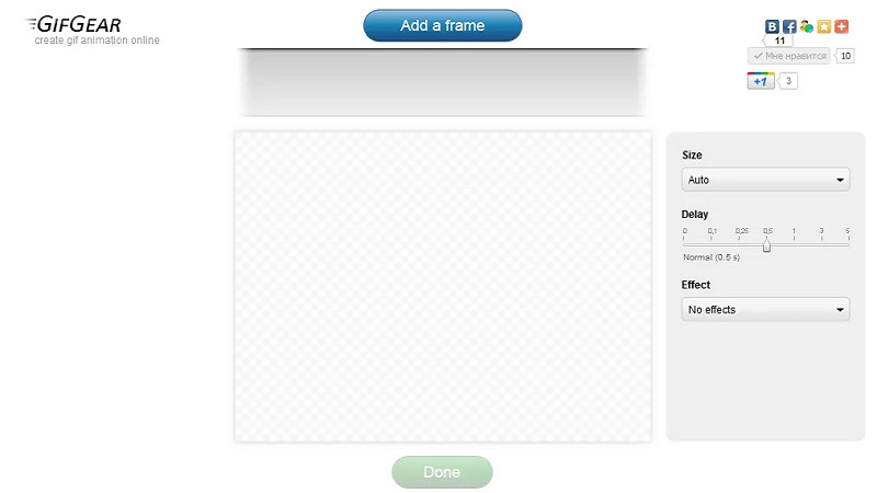 Minh họa quy trình sử dụng GIFGear.com để tạo ảnh GIF đẹp