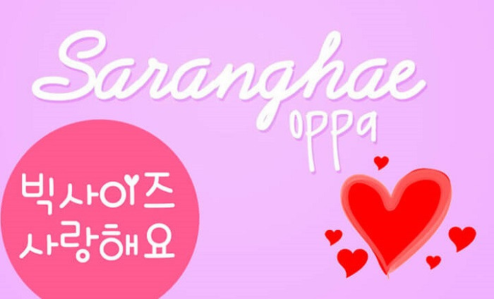 Minh họa từ Oppa trong tiếng Hàn Quốc