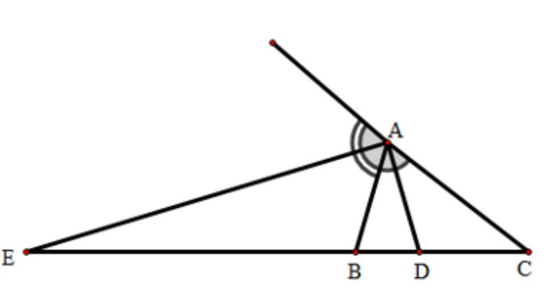 Minh họa ứng dụng tia phân giác trong giải các bài toán hình học về góc và tam giác.