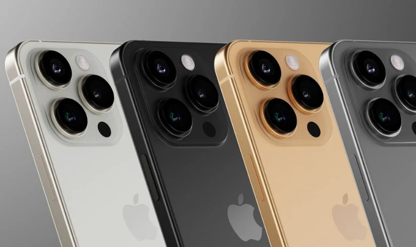 Mô hình so sánh kích thước và thiết kế iPhone 16 Pro Max với phiên bản tiền nhiệm