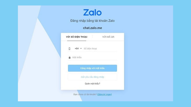 Mở ứng dụng hoặc trình duyệt Zalo trên máy tính