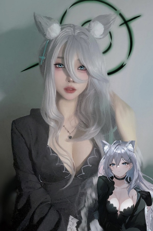 Một bức ảnh cosplay Shiroko đậm chất chiến binh học đường