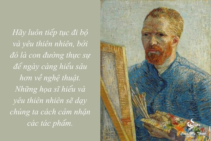 Một bức tranh hoặc khung cảnh thiên nhiên gợi cảm hứng, phù hợp với các lời trích dẫn của Van Gogh