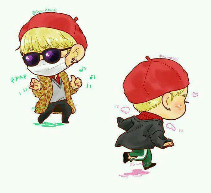 Một chàng trai hoạt hình đang nhảy múa hoặc thực hiện động tác vui nhộn