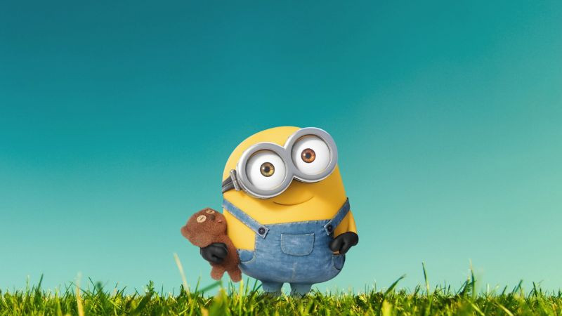 Một chú Minion với biểu cảm hài hước, có thể là Mark