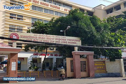 Một góc khuôn viên hiện đại của Đại học Ngoại thương TP.HCM