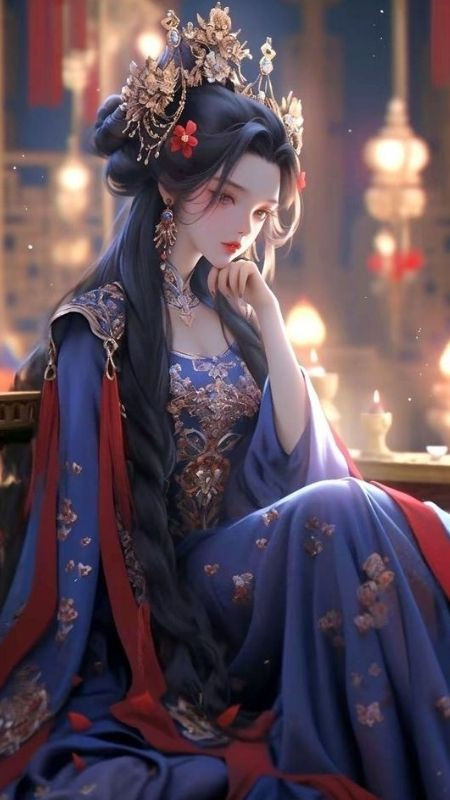 Một nét đượm buồn của nàng tiểu thư cổ trang bên góc cửa sổ