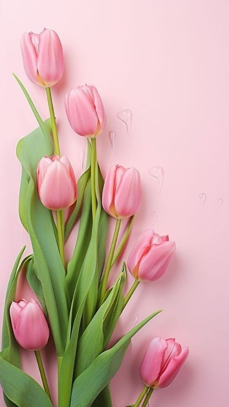 Một nét uyển chuyển của hoa tulip làm yêu thích