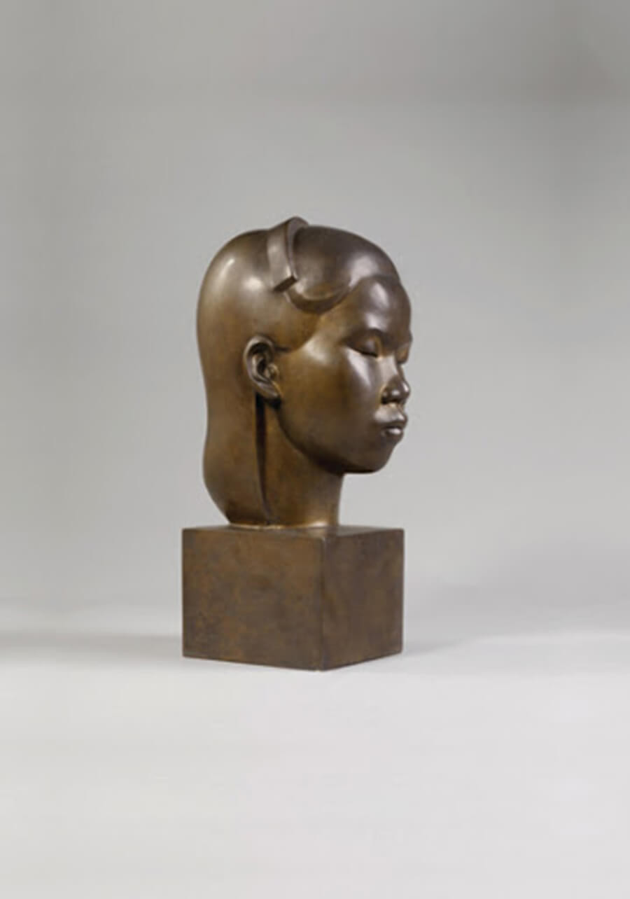 Một tác phẩm hội họa tiêu biểu khác của Vũ Cao Đàm, thể hiện nét vẽ tinh tế