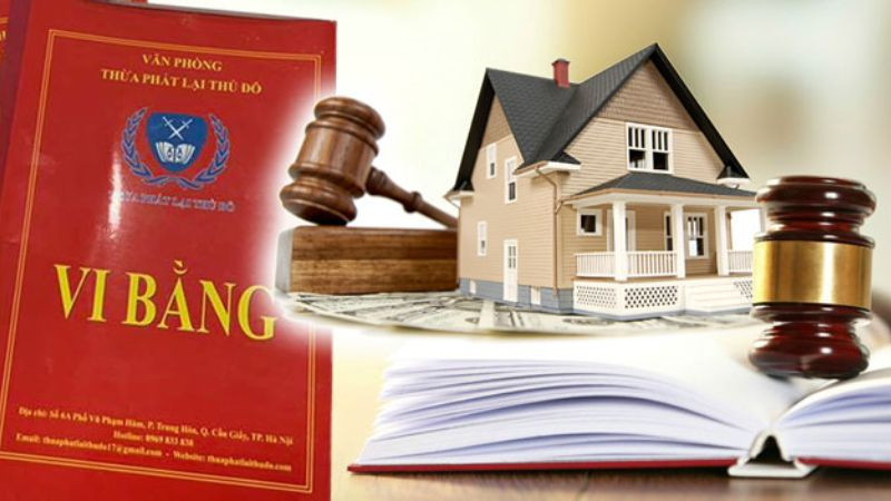 Một tập vi bằng được thừa phát lại lập, minh chứng cho giá trị pháp lý của tài liệu ghi nhận sự kiện, hành vi