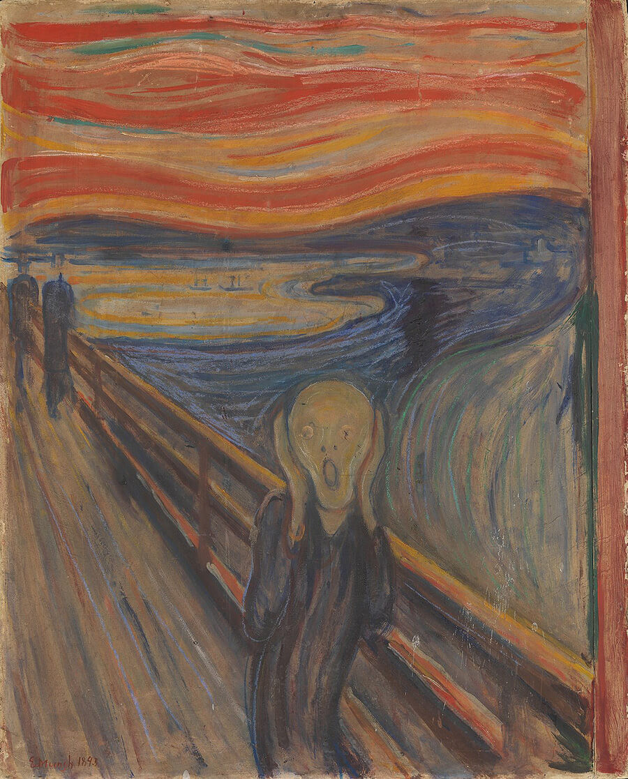 Một trong các phiên bản bức tranh Tiếng Thét của Edvard Munch