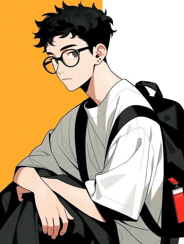 Nam sinh anime đang tập luyện trong câu lạc bộ thể thao