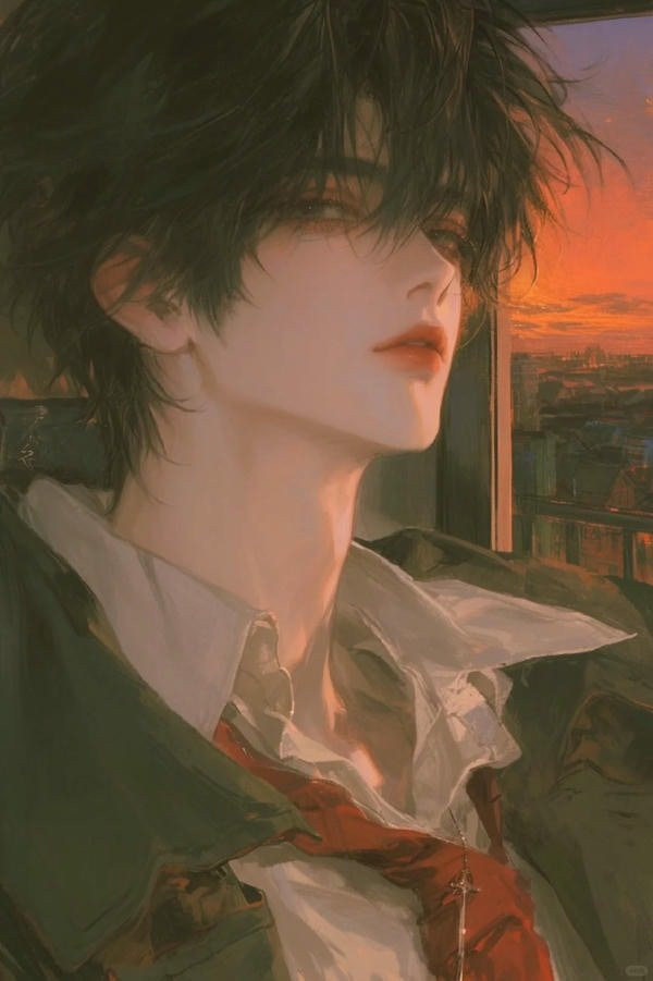 Nam sinh anime trong giờ thể dục, toát mồ hôi