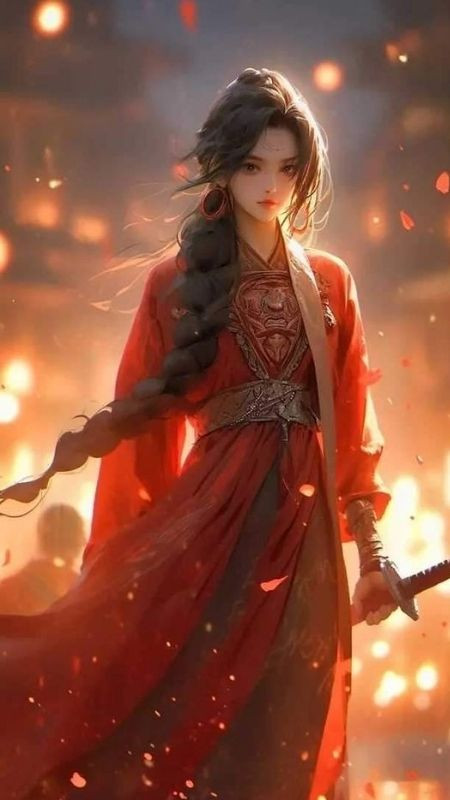 Nàng cổ trang đẹp rực rỡ và mạnh mẽ giữa cuộc chiến nảy lửa