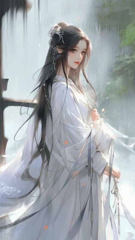 Nàng cổ trang trong trẻo, ngọt ngào trong vẻ đẹp mờ ảo