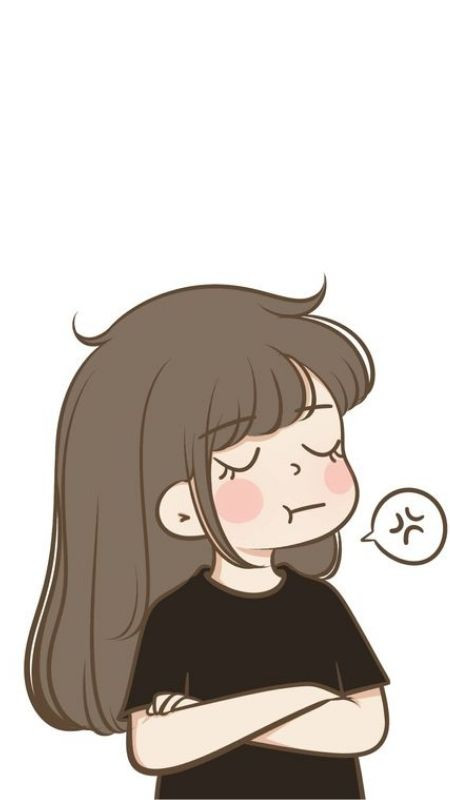 Nàng giận người yêu trong hình ảnh dễ thương, ngầu nhưng lại rất đáng yêu