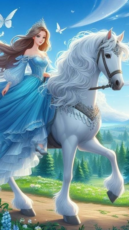 Nàng quyền lực và xinh đẹp tuyệt trần trên chú ngựa trắng