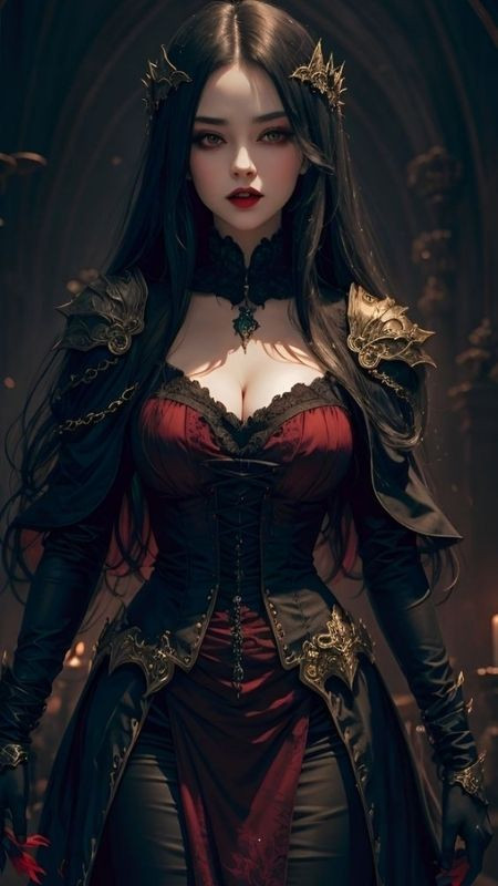 Nét bá khí ngầu chất toát ra từ vẻ đẹp hắc hóa của nàng nữ vương