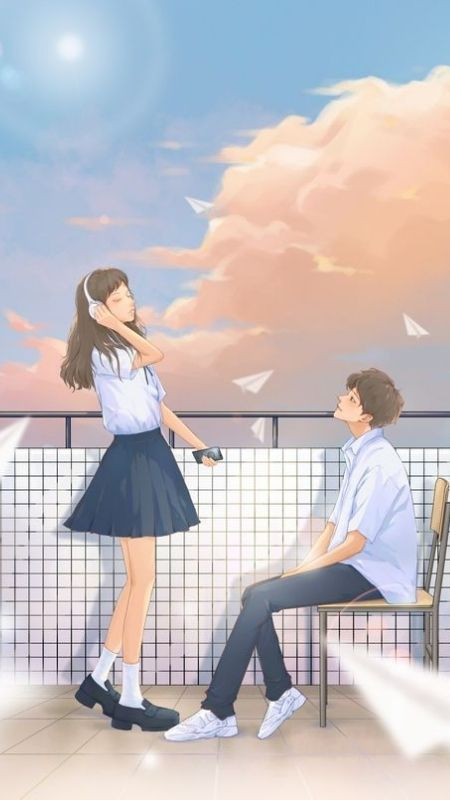 Nét ngọt ngào đáng yêu của tình yêu học sinh dễ thương qua ảnh cặp đôi