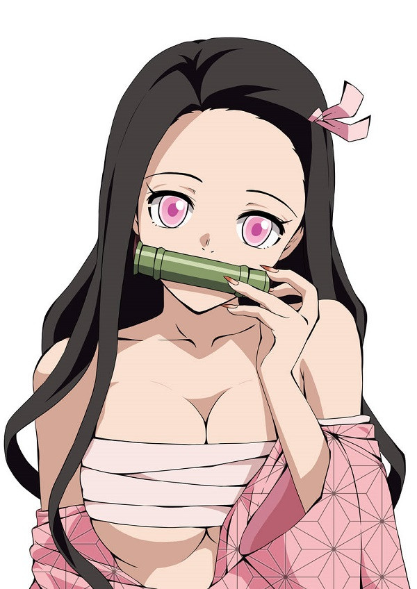 Nezuko với layout trang điểm nhẹ nhàng, tông tự nhiên