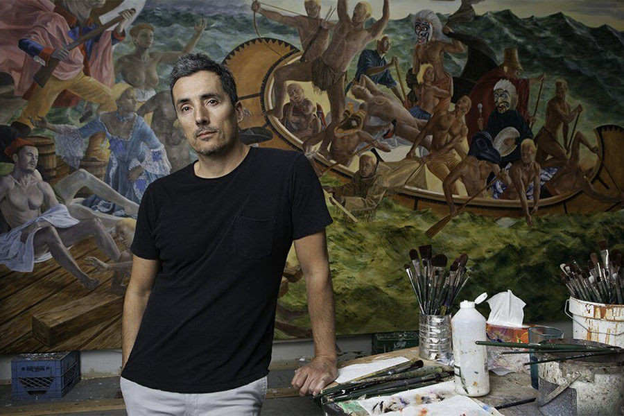 Nghệ sĩ Kent Monkman, nổi tiếng với cách tiếp cận nghệ thuật hiện thực độc đáo