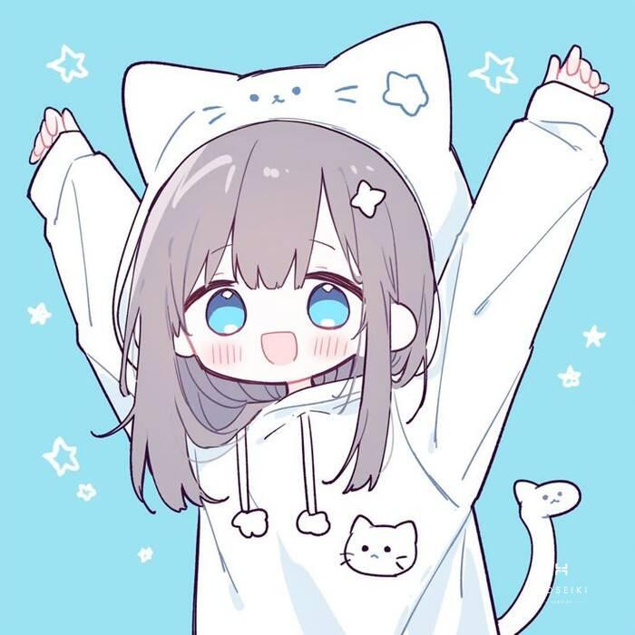 Nghệ thuật vẽ chibi cute girl với màu sắc sống động