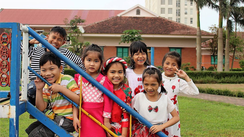 Ngôi nhà hoặc cảnh sinh hoạt tại Làng trẻ em SOS (SOS Children's Village)
