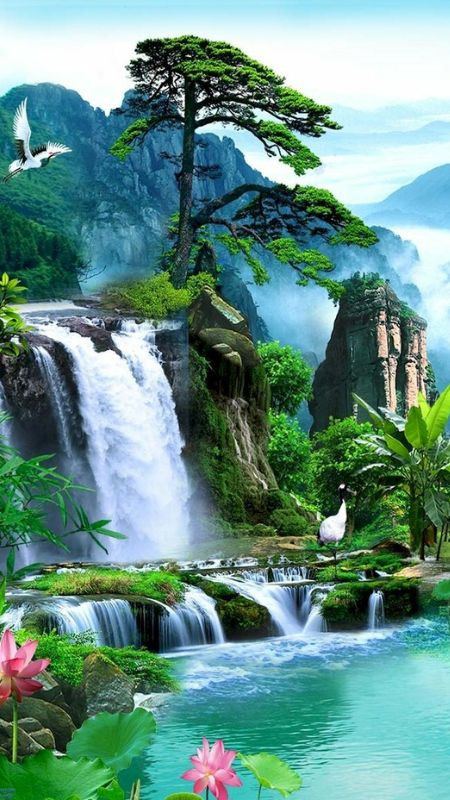 Chiêm ngưỡng hình ảnh thiên nhiên đẹp 3D sống động Ngọn núi phủ tuyết hùng vĩ hiện lên trong ảnh 3D thiên nhiên