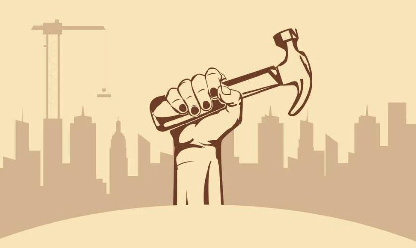 Người lao động Việt Nam tươi cười trong ngày lễ 1/5