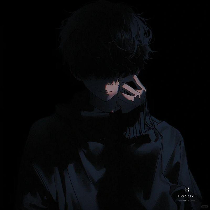 Nhân vật anime nam mái tóc dài rối, tạo hình nghệ thuật