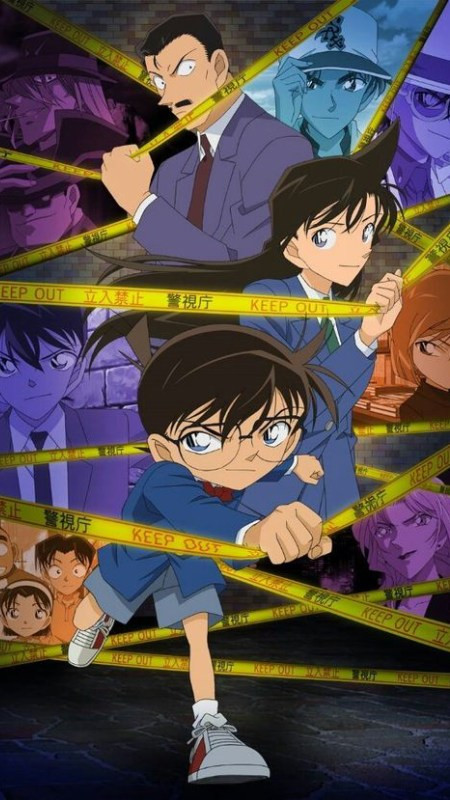 Nhân vật anime nữ với mái tóc xanh đứng trên nền cảnh thành phố đêm làm ảnh nền 4K